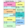 schedule