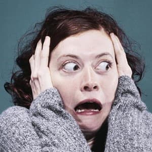 terrified
