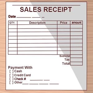 receipt