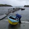 ashore